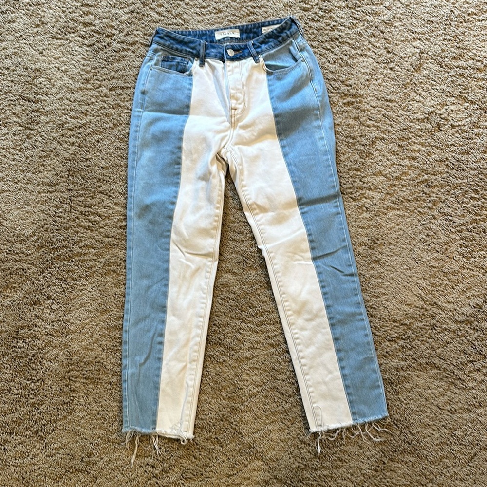 PACSUN Mom Jean Size 25 Tri-Color